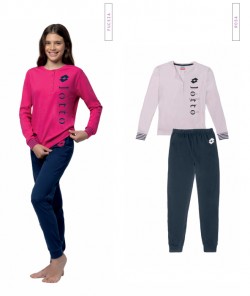 PIGIAMA RAGAZZA LUNGO LOTTO LP7111