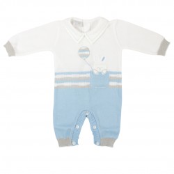 TUTINA IN COTONE PER NEONATO CUORICINO MIO 6177