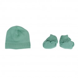 SET CAPPELLO E SCARPETTE NEONATA K186SC KLAIADI'