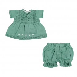 COMPLETO IN COTONE NEONATA...