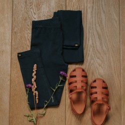 LEGGINGS BAMBINA IN COTONE BIOLOGICO KOKO NOKO ESSENTIALS