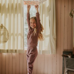 PIGIAMA BAMBINA LUNGO KOKO NOKO ESSENTIALS IN COTONE BIOLOGICO WN1909