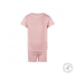 PIGIAMA BAMBINA CORTO KOKO NOKO ESSENTIALS COTONE BIOLOGICO WN1900