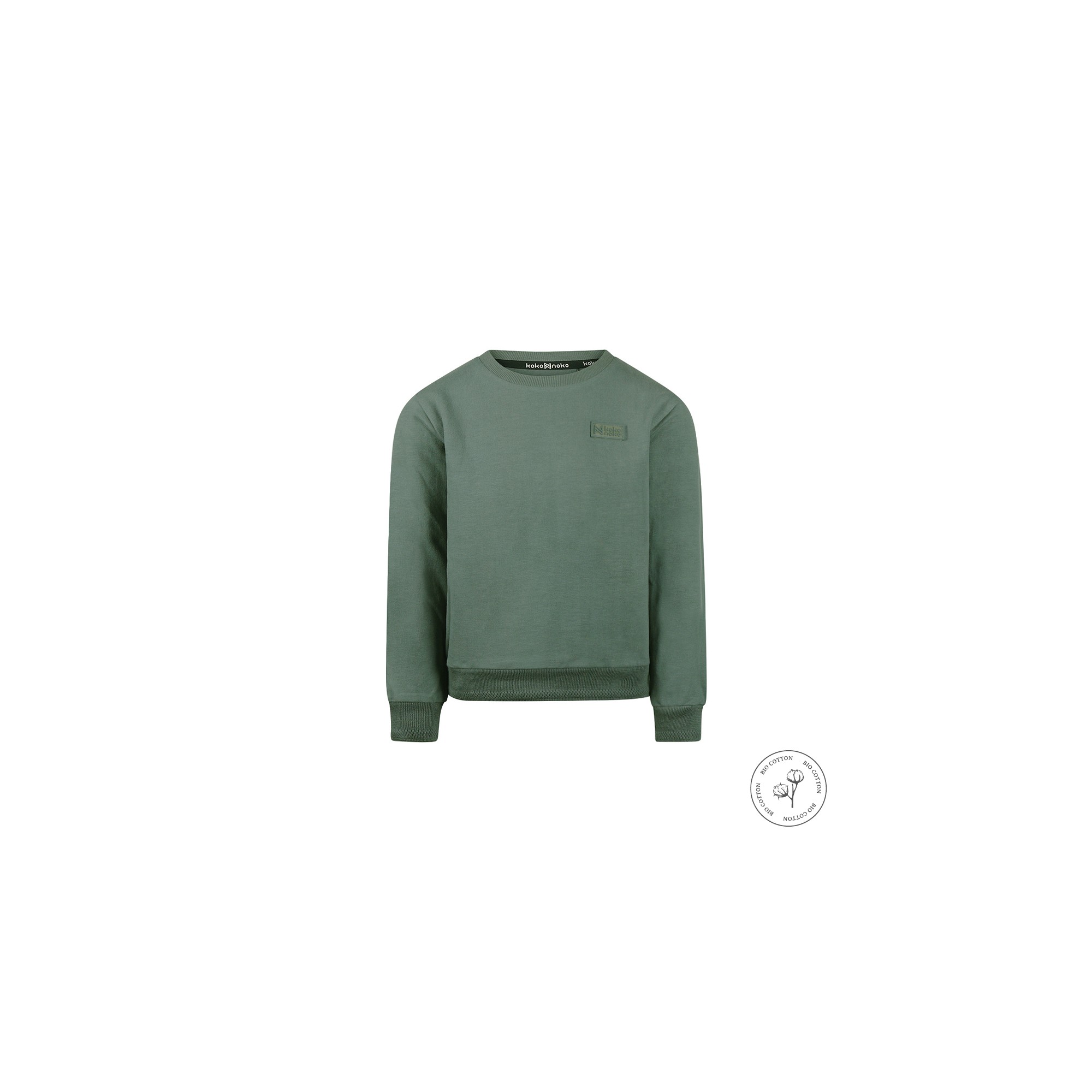 FELPA GIROCOLLO BAMBINO KOKO    NOKO ESSENTIALS COTONE BIOLOGICO WN1817