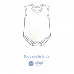BODY SPALLA LARGA AF840 ELLEPI'