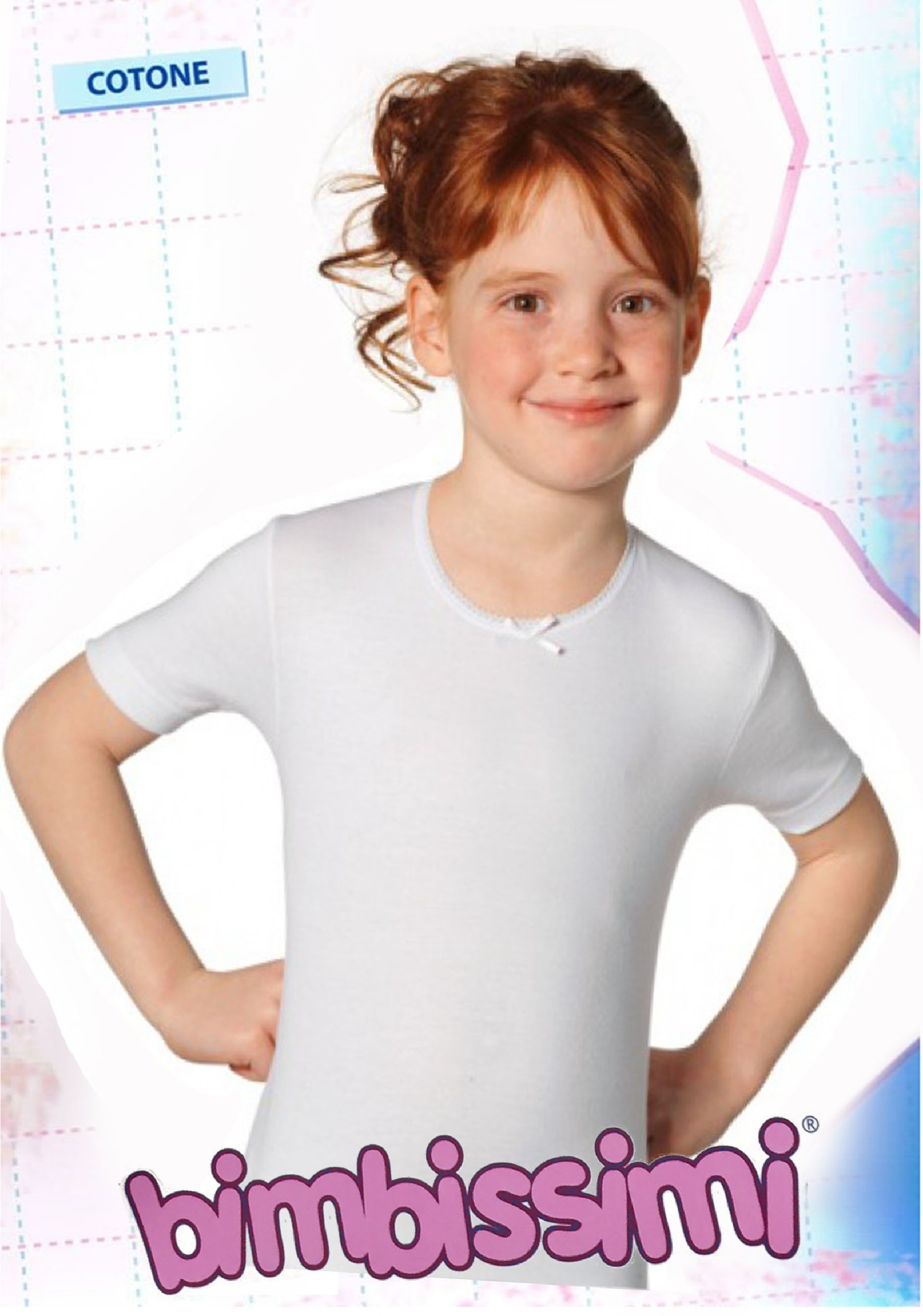 MAGLIA MEZZA MANICA GIROCOLLO TM61B BIMBISSIMI