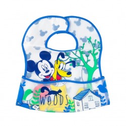 BAVAGLINO NEONATO/NEONATA SPUGNA PLASTIFICATA WD2008/2017 DISNEY