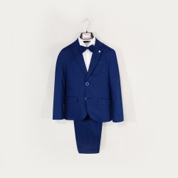 COMPLETO CERIMONIA BAMBINO RAGAZZO KLAIADI BLU CELESTE UNITO MADE IN ITALY