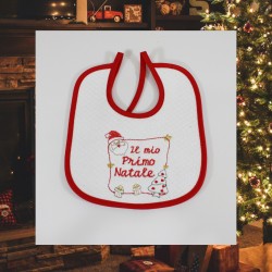 BAVETTA NATALIZIA RICAMATA MIO PICCOLO