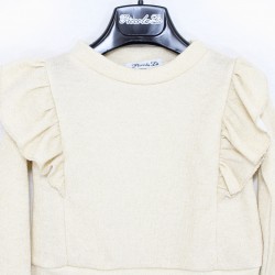PULLOVER  BAMBINA TESSUTO GLITTER