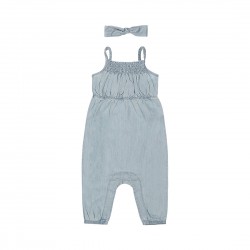 SALOPETTE NEONATA IN TELA DENIM DIRKJE