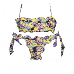 COSTUME FASCIA RAGAZZA F34 GOCCE DI MARE