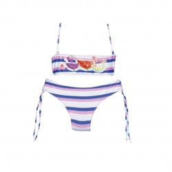 COSTUME FASCIA BAMBINA F119 GOCCE DI MARE