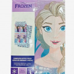 Completo letto bambina 3 pezzi in cotone fantasia unica