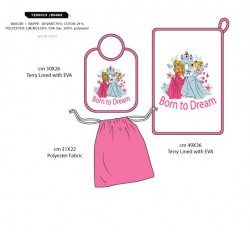Set asilo bambina disney Principesse