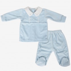 clinico neonato Klaiadi in cotone e poliestere con dettagli