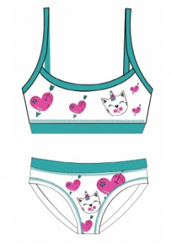 COORDINATO BAMBINA ROSSOPORPORA CB208