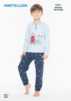 PIGIAMA BAMBINO INTERLOCK M2001 GARY
