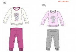 PIGIAMA NEONATA INTERLOCK QM10101 GARY