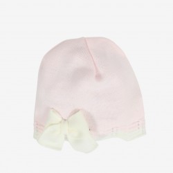 CAPPELLINO IN LANA PER NEONATO CUORICINO MIO 5247