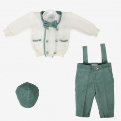 COMPLETO BATTESIMALE IN LANA KLAIADI KD2549N