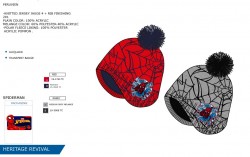 CAPPELLO CON PON PON BAMBINO SUNCITY SPIDERMAN HY40007