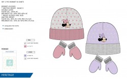 SET 2 PEZZI NEONATA SUNCITY MINNIE HY45029