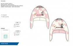 CAPPELLO CON COPRIORECCHIE NEONATA SUNCITY MINNIE HY45035