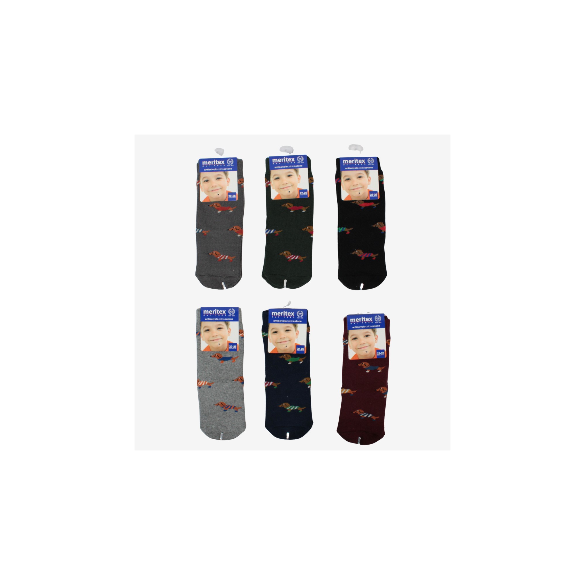 CALZINI ANTISCIVOLO BAMBINO MERITEX 4384