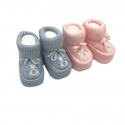 SCARPINA NEONATO/NEONATA IN LANA 1706 NANCY BABY