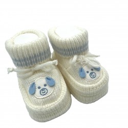 SCARPINA NEONATO/NEONATA IN LANA 1706 NANCY BABY