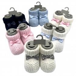 SCARPINA NEONATO IN LANA 1786 NANCY BABY