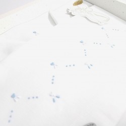 COORDINATO CULLA RICAMATO IN COTONE LA FATINA 45442