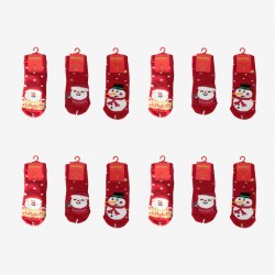 CALZINO ANTISCIVOLO NEONATO NATALIZIO MERITEX 4467N