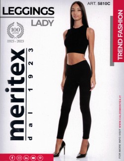 LEGGINGS DONNA 5810/C MERITEX TAGLIE FORTI