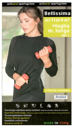 MAGLIA SPORTIVA ACTIWEAR DONNA A017 BELLISSIMA