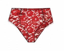 SLIP NATALIZIO DONNA ND507 ROSSOPORPORA