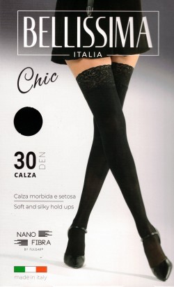 CALZE MICRO30 AUTOREGGENTI NANOFIBRA BELLISSIMA