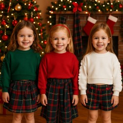 SHORT TARTAN BAMBINA KLAIADI KD21922