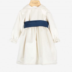 ABITO CERIMONIA NEONATA KLAIADI KD11020 CON FIOCCO