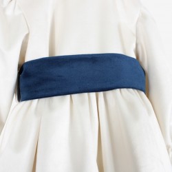 ABITO CERIMONIA NEONATA KLAIADI KD11020 CON FIOCCO