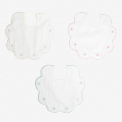 BAVETTA RICAMATA KLAIADI NEONATO NEONATA 193FR