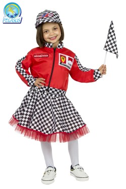COSTUME DI CARNEVALE BABY DA RACER GIRL BABY 0789 PEGASUS