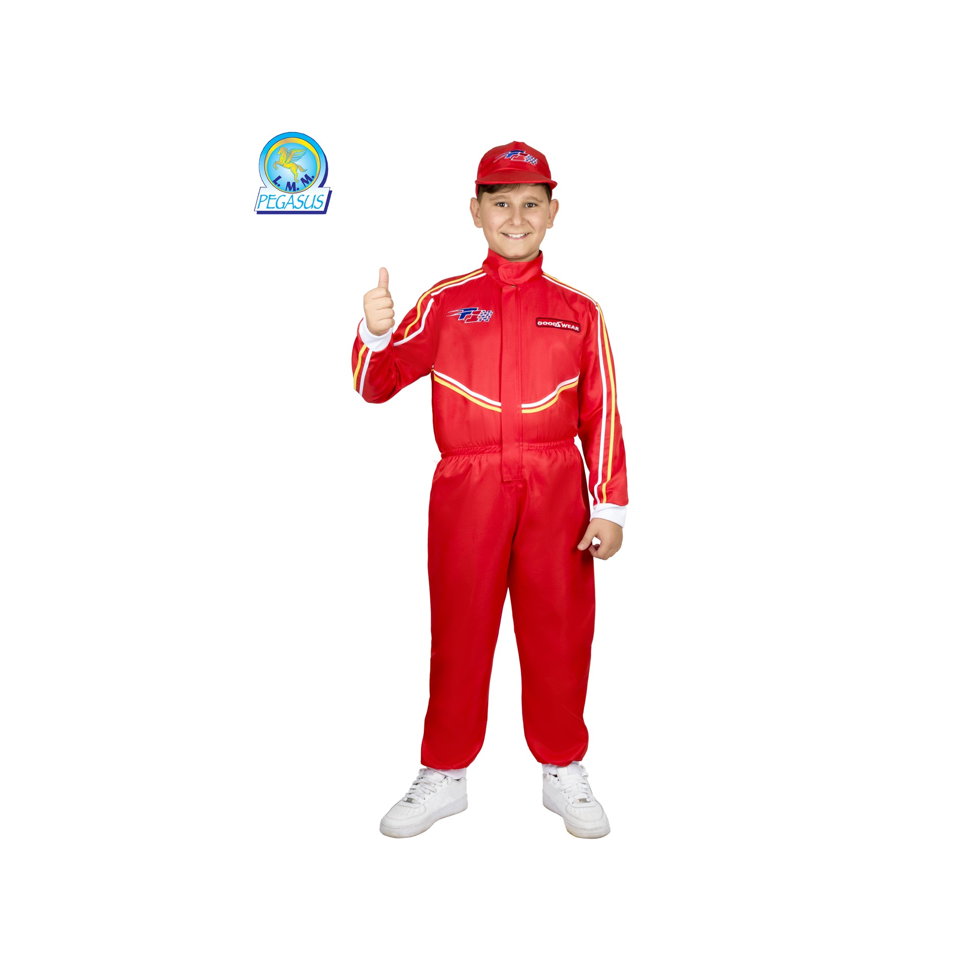 COSTUME DI CARNEVALE NOVITA\' DA PILOTA F1 BAMBINO 1806 PEGASUS