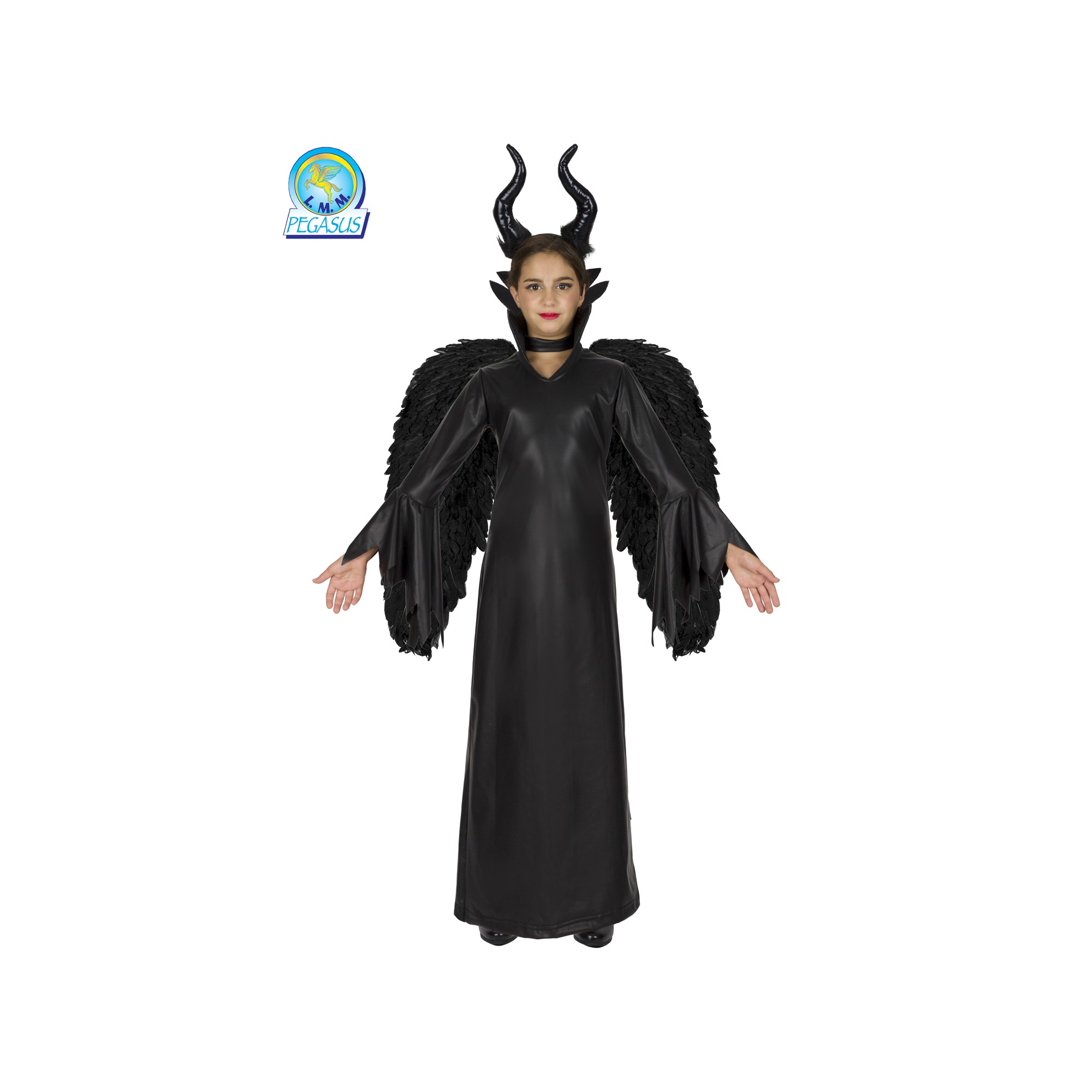 COSTUME DI CARNEVALE BAMBINO/A DA MALEFICA LUSSO BAMBINA 1881 PEGASUS