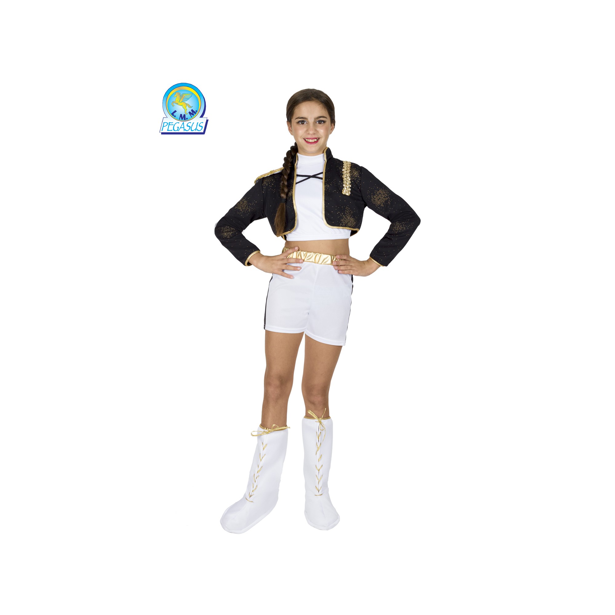 COSTUME DI CARNEVALE BAMBINO/A DA CACCIATRICE DI DEMONI BAMBINA 1967 PEGASUS