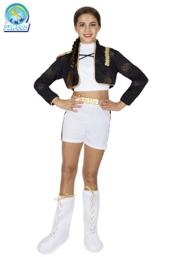 COSTUME DI CARNEVALE BAMBINO/A DA CACCIATRICE DI DEMONI BAMBINA 1967 PEGASUS