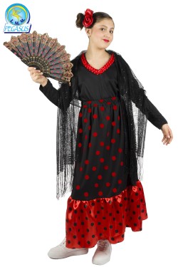 COSTUME DI CARNEVALE RECITE DA ROSINA BAMBINA RE8268-B PEGASUS