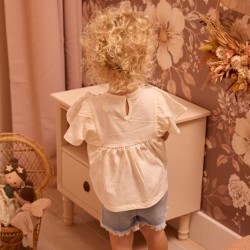 T-SHIRT NEONATA CON VOLANT  DIRKJE